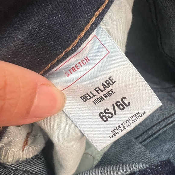 Express bell flare leg jeans size 6 short - Picture 4 of 4